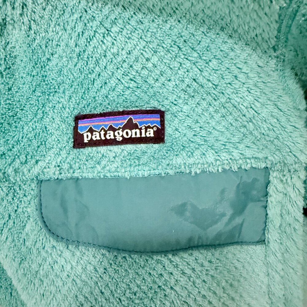 Patagonia Women’s Re-Tool Snap-T Fleece Pullover – Teal, Size Medium